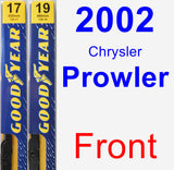 Front Wiper Blade Pack for 2002 Chrysler Prowler - Premium