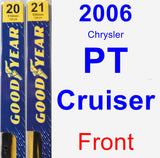 Front Wiper Blade Pack for 2006 Chrysler PT Cruiser - Premium