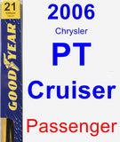 Passenger Wiper Blade for 2006 Chrysler PT Cruiser - Premium