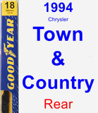 Rear Wiper Blade for 1994 Chrysler Town & Country - Premium