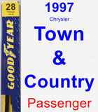 Passenger Wiper Blade for 1997 Chrysler Town & Country - Premium
