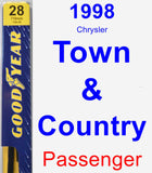 Passenger Wiper Blade for 1998 Chrysler Town & Country - Premium