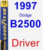 Driver Wiper Blade for 1997 Dodge B2500 - Premium