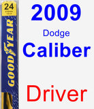 Driver Wiper Blade for 2009 Dodge Caliber - Premium