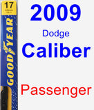 Passenger Wiper Blade for 2009 Dodge Caliber - Premium