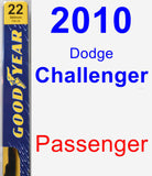 Passenger Wiper Blade for 2010 Dodge Challenger - Premium