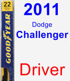 Driver Wiper Blade for 2011 Dodge Challenger - Premium