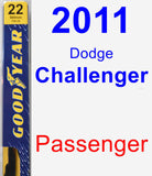 Passenger Wiper Blade for 2011 Dodge Challenger - Premium