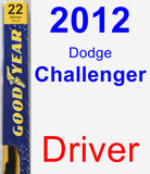Driver Wiper Blade for 2012 Dodge Challenger - Premium