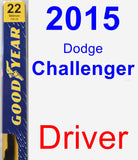 Driver Wiper Blade for 2015 Dodge Challenger - Premium
