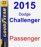 Passenger Wiper Blade for 2015 Dodge Challenger - Premium