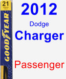 Passenger Wiper Blade for 2012 Dodge Charger - Premium