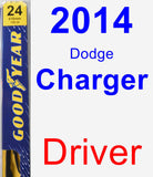 Driver Wiper Blade for 2014 Dodge Charger - Premium