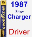 Driver Wiper Blade for 1987 Dodge Charger - Premium