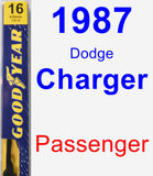 Passenger Wiper Blade for 1987 Dodge Charger - Premium