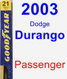 Passenger Wiper Blade for 2003 Dodge Durango - Premium