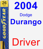 Driver Wiper Blade for 2004 Dodge Durango - Premium