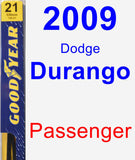 Passenger Wiper Blade for 2009 Dodge Durango - Premium