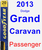 Passenger Wiper Blade for 2013 Dodge Grand Caravan - Premium