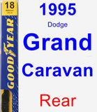 Rear Wiper Blade for 1995 Dodge Grand Caravan - Premium