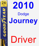 Driver Wiper Blade for 2010 Dodge Journey - Premium