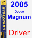 Driver Wiper Blade for 2005 Dodge Magnum - Premium