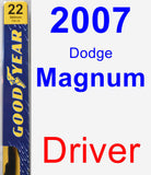 Driver Wiper Blade for 2007 Dodge Magnum - Premium