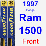 Front Wiper Blade Pack for 1997 Dodge Ram 1500 - Premium