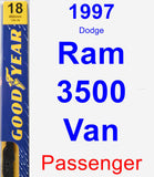 Passenger Wiper Blade for 1997 Dodge Ram 3500 Van - Premium