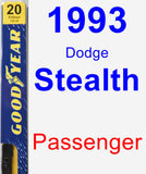 Passenger Wiper Blade for 1993 Dodge Stealth - Premium