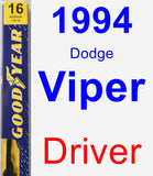 Driver Wiper Blade for 1994 Dodge Viper - Premium