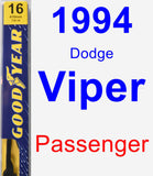 Passenger Wiper Blade for 1994 Dodge Viper - Premium