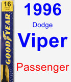 Passenger Wiper Blade for 1996 Dodge Viper - Premium