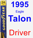 Driver Wiper Blade for 1995 Eagle Talon - Premium