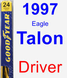 Driver Wiper Blade for 1997 Eagle Talon - Premium