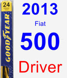 Driver Wiper Blade for 2013 Fiat 500 - Premium