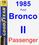 Passenger Wiper Blade for 1985 Ford Bronco II - Premium