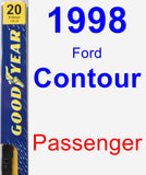 Passenger Wiper Blade for 1998 Ford Contour - Premium