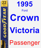 Passenger Wiper Blade for 1995 Ford Crown Victoria - Premium