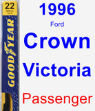 Passenger Wiper Blade for 1996 Ford Crown Victoria - Premium