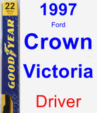 Driver Wiper Blade for 1997 Ford Crown Victoria - Premium
