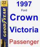 Passenger Wiper Blade for 1997 Ford Crown Victoria - Premium