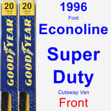 Front Wiper Blade Pack for 1996 Ford Econoline Super Duty - Premium