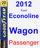 Passenger Wiper Blade for 2012 Ford Econoline Wagon - Premium