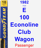 Passenger Wiper Blade for 1982 Ford E-100 Econoline Club Wagon - Premium