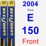 Front Wiper Blade Pack for 2004 Ford E-150 - Premium