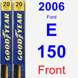 Front Wiper Blade Pack for 2006 Ford E-150 - Premium