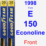 Front Wiper Blade Pack for 1998 Ford E-150 Econoline - Premium