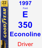 Driver Wiper Blade for 1997 Ford E-350 Econoline - Premium