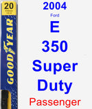 Passenger Wiper Blade for 2004 Ford E-350 Super Duty - Premium